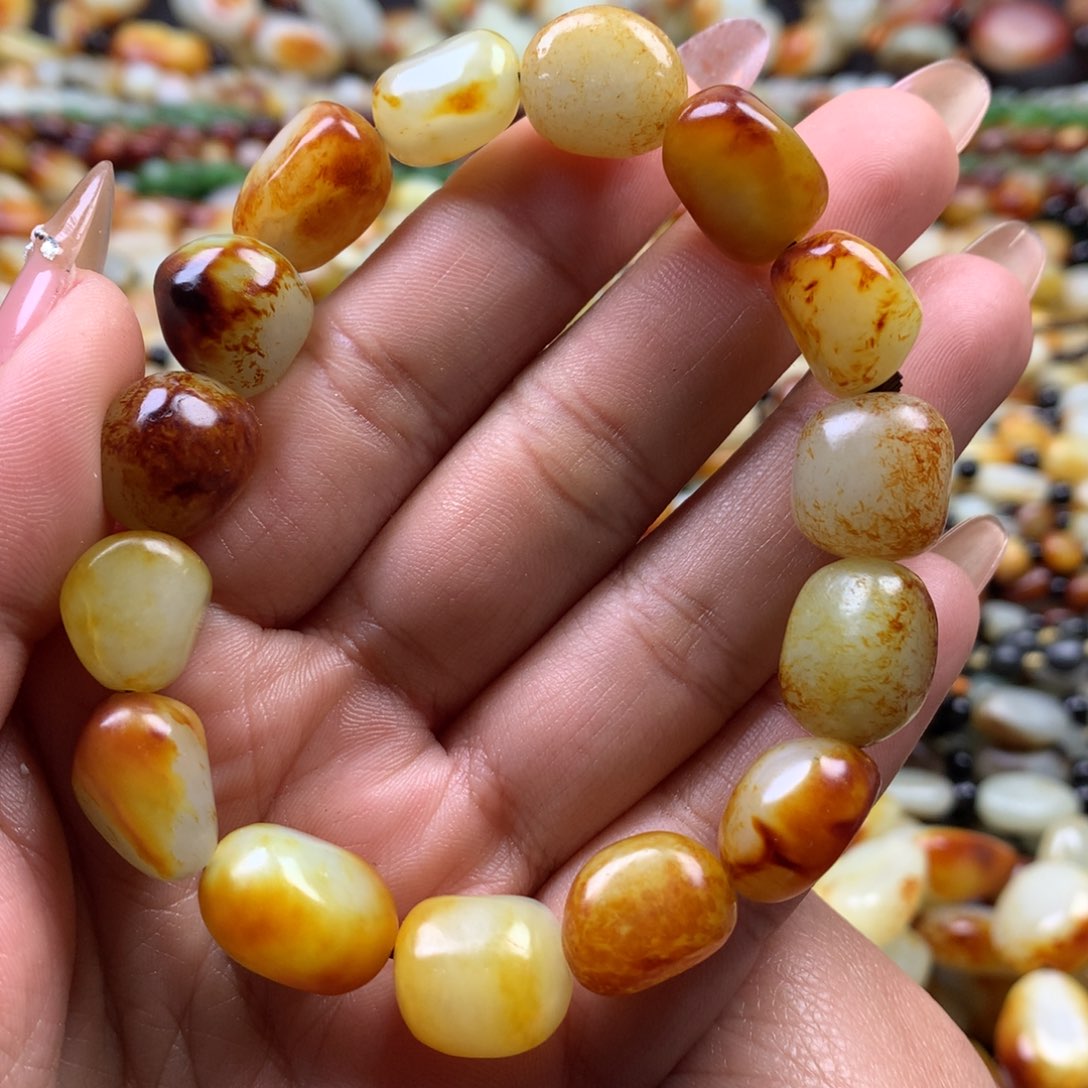 和田玉手链未镶嵌