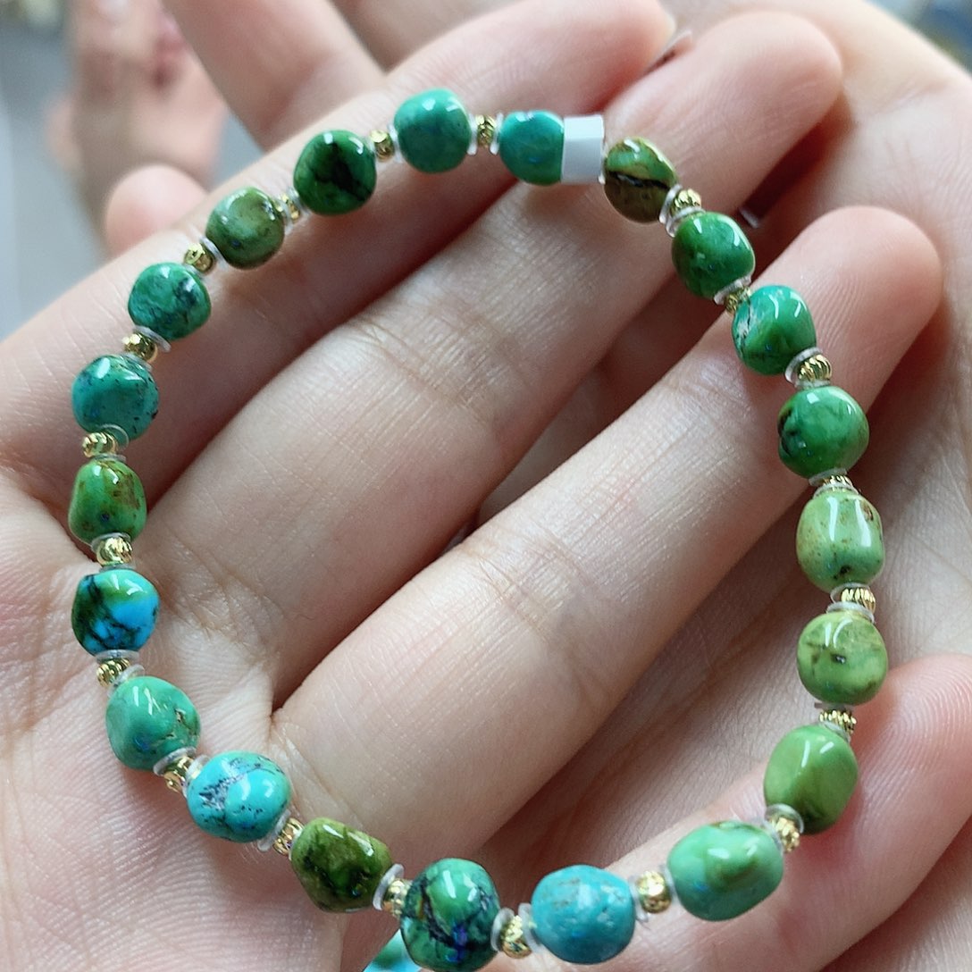 未镶嵌绿松石珠宝奇石