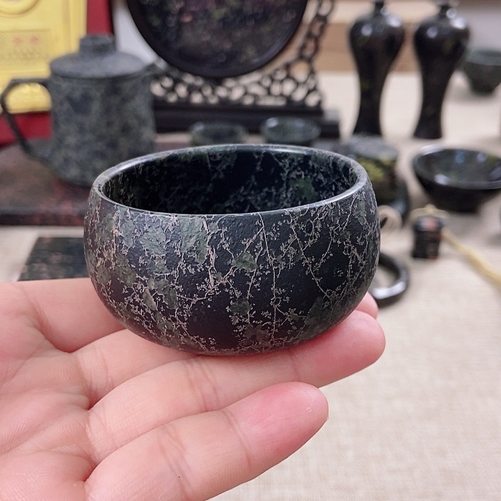 文人雅器梅花玉主人杯