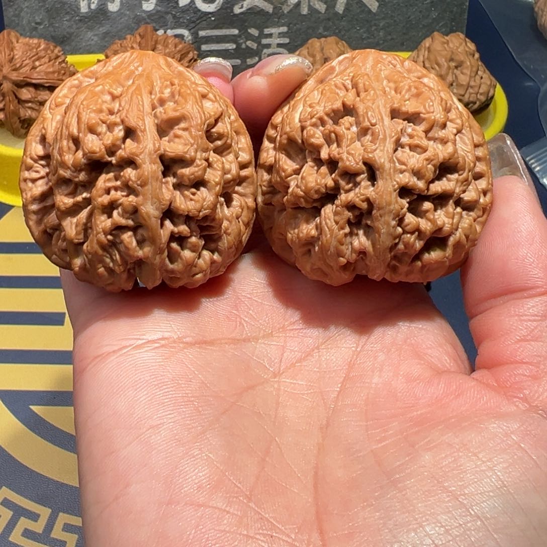 文玩核桃把件大粗筋45