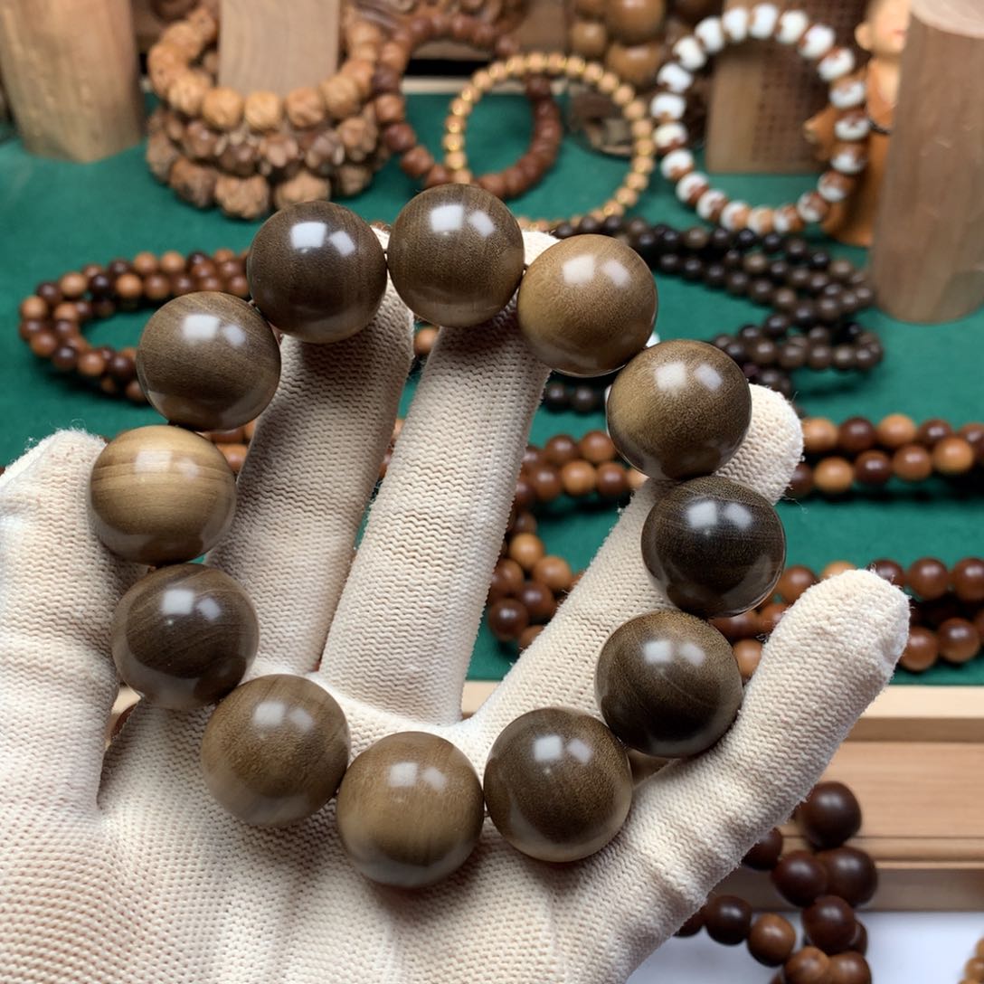 檀香木手串/手链戏**门老山檀香2.0瑕疵