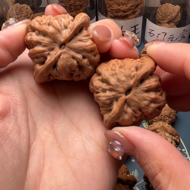 文玩核桃把件千*鹤39金公子