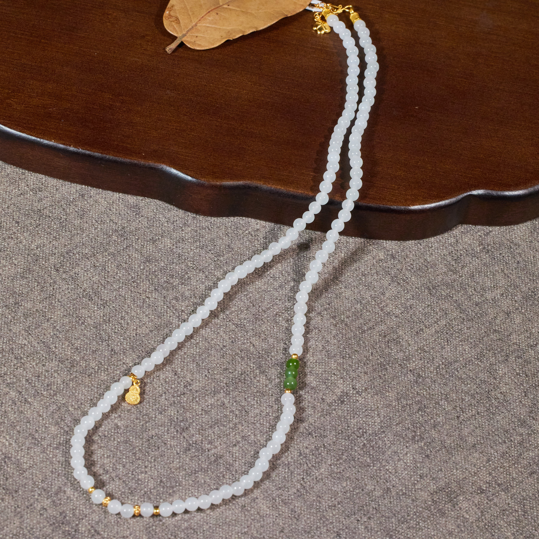 【歪歪】（二）和田玉项链*（卡3-4）N3533