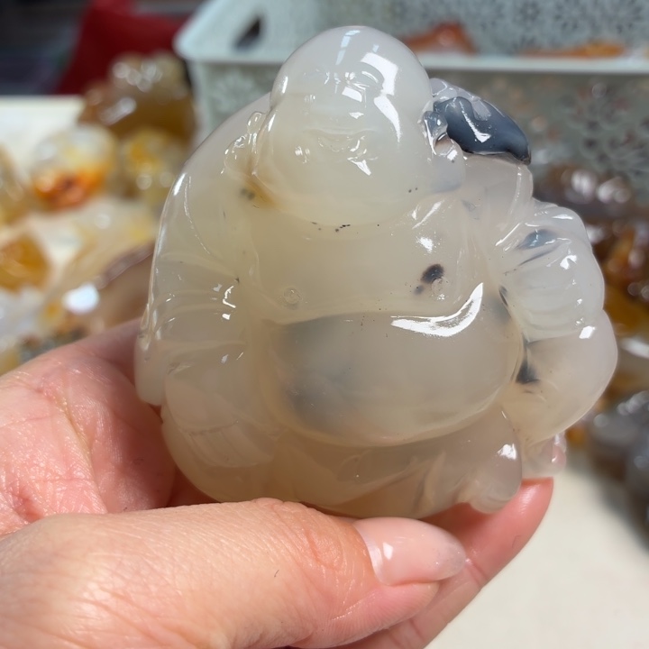 玛瑙/玉髓未镶嵌吊坠(不含链)