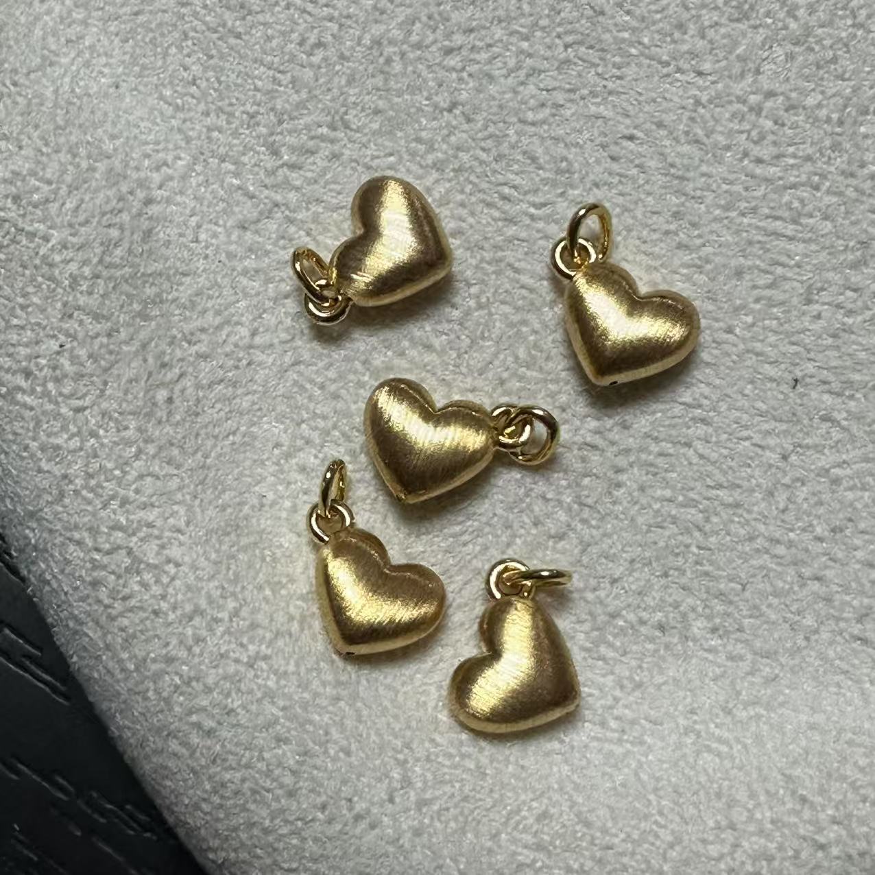 【山玥珠宝】18k爱心百搭diy饰品（多样性发一件)