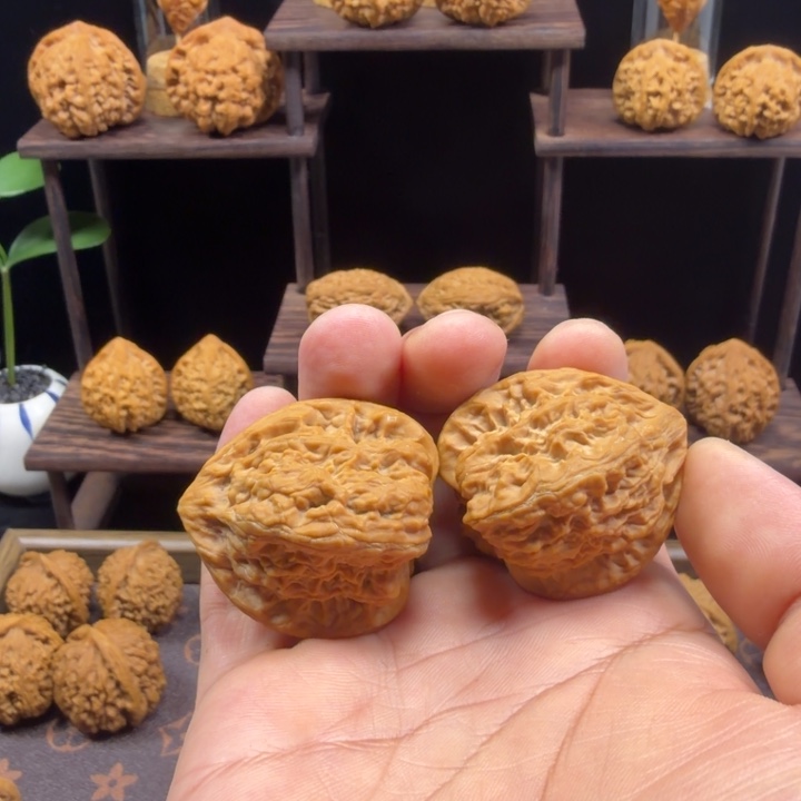 桃核把件天使之翼火焰鸡