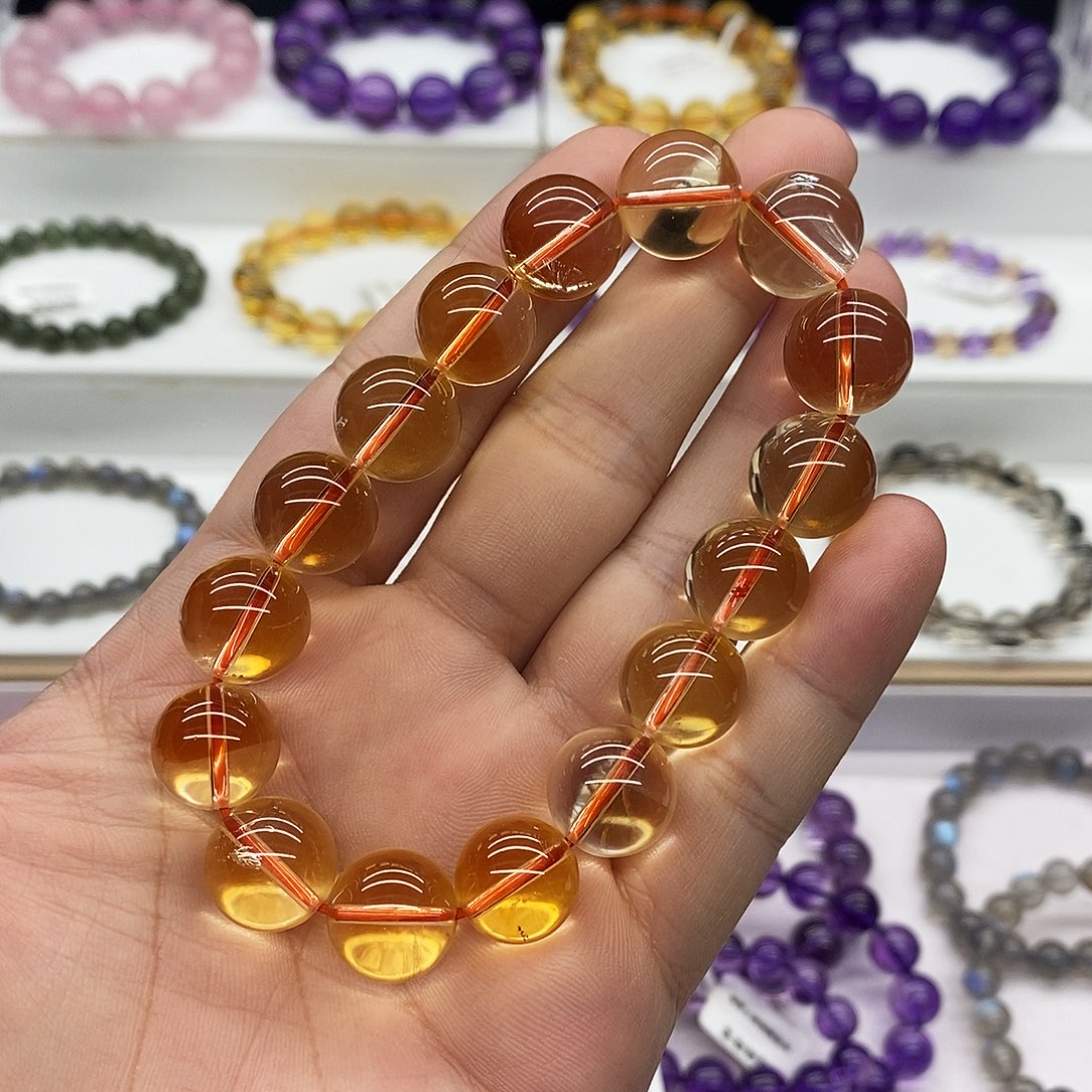 手链未镶嵌水晶暴力黄13.7