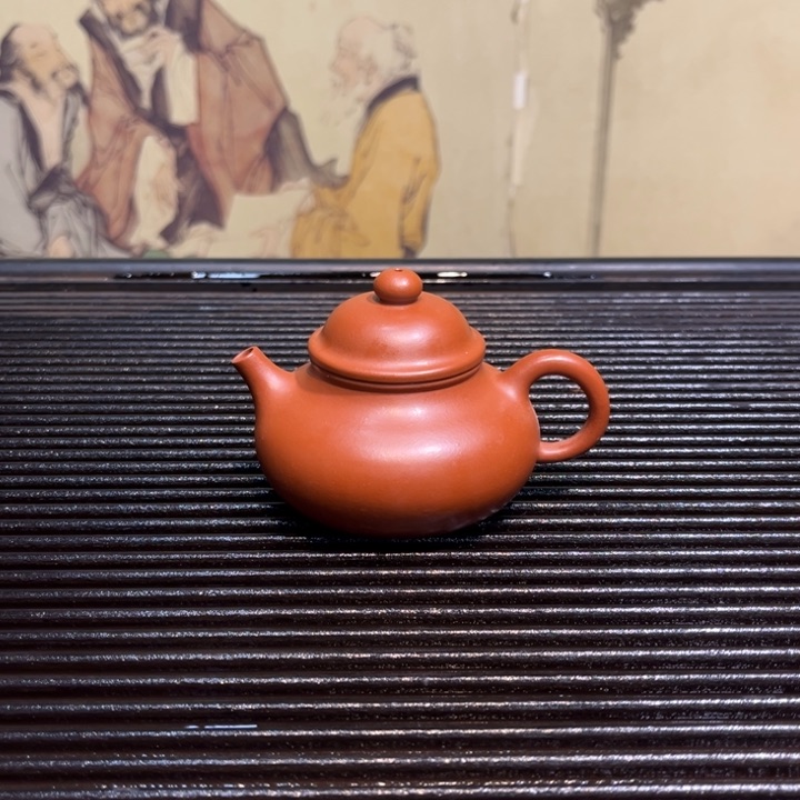 紫砂茶壶容天小红泥