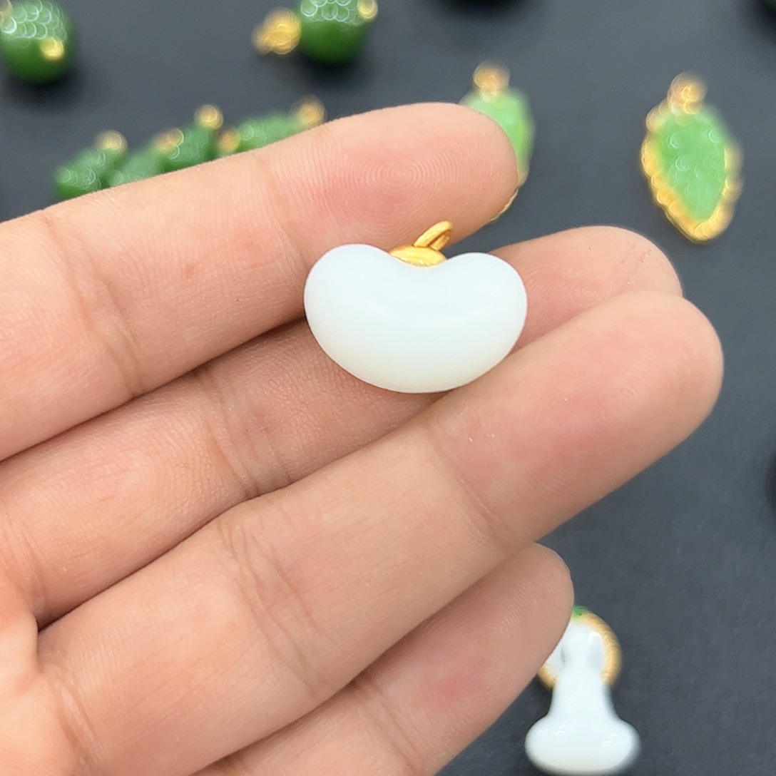 和田玉耳饰未镶嵌