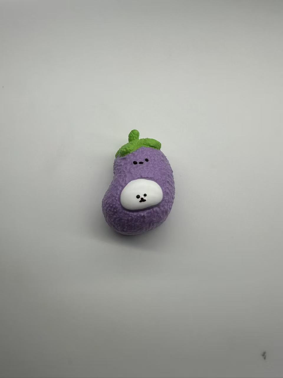 食品级硅胶-茄子自嘲熊（默认微瑕）