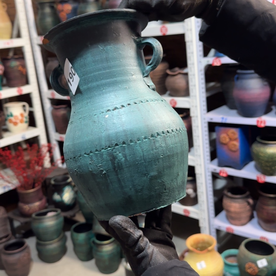 红陶红陶花盆炸炸炸