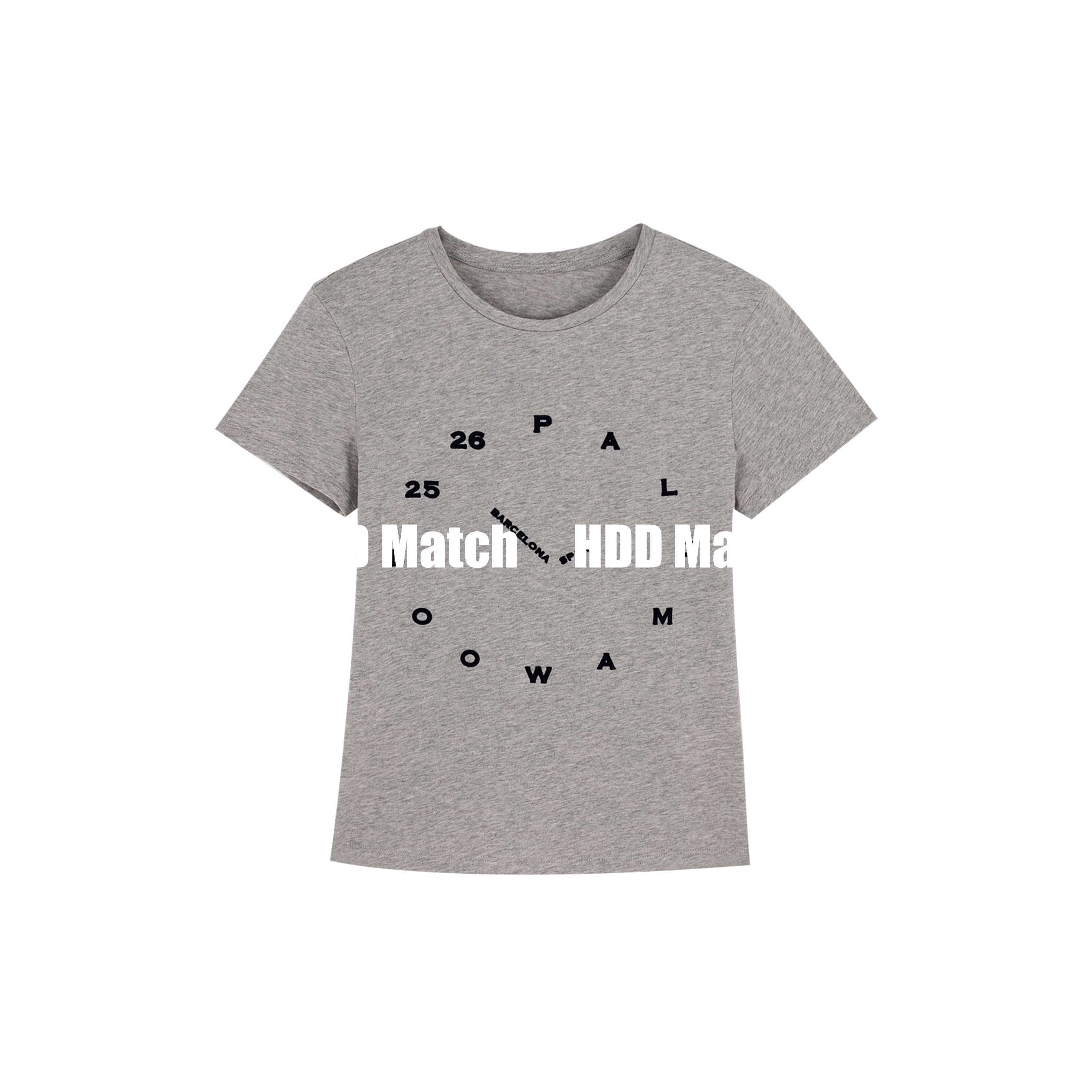 HDD- "时 间" 棉 女款设计修身小众显瘦百搭T恤打底  Y1166