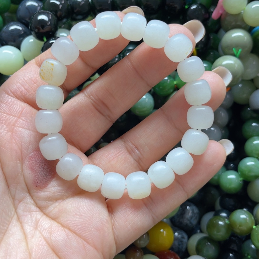 和田玉手链未镶嵌