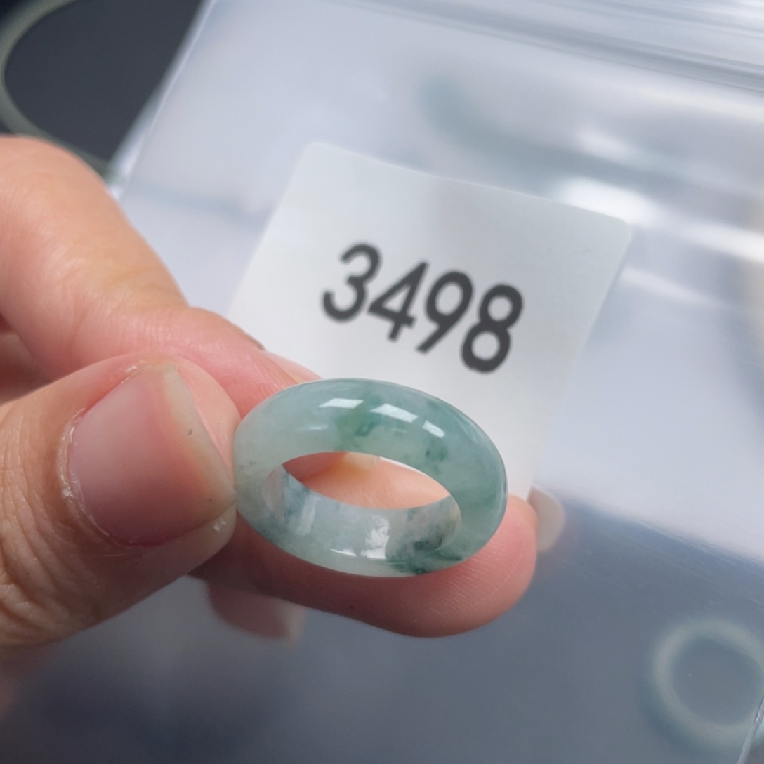 翡翠未镶嵌戒指天然A货缅甸翡翠8.5