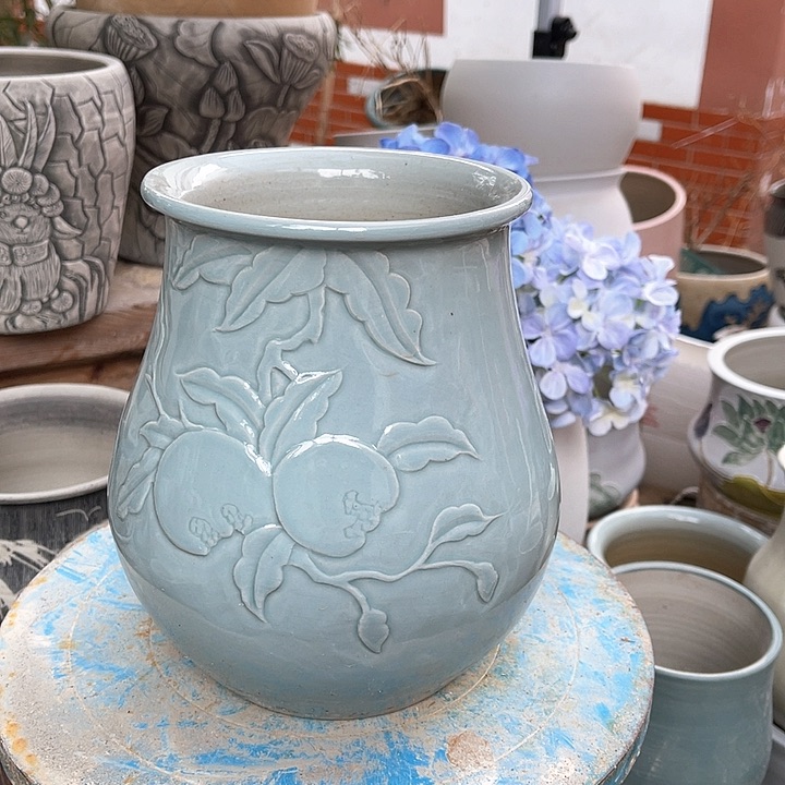 盘高度21内扣13 艺术陶瓷