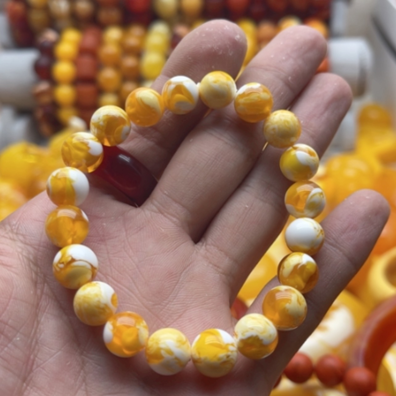 【闪购商品】蜜蜡颈饰未镶嵌蜜蜡手串卡10