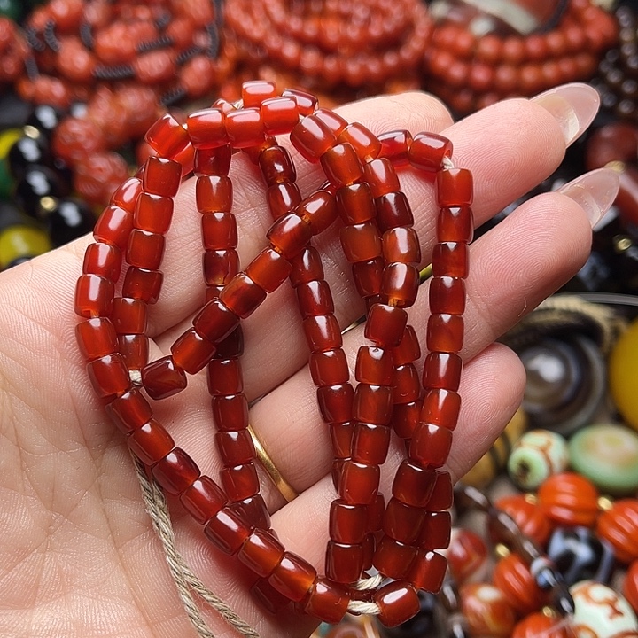 简***爱玛瑙/玉髓未镶嵌手链