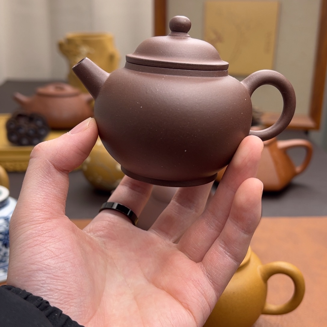 茶壶紫砂๑**๑巨轮 底槽清 130cc