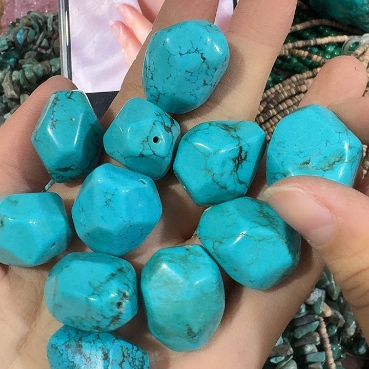 玛瑙/玉髓合金珠宝半成品2个切面圆不定桶珠