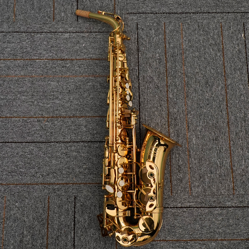 NEWYORKER纽约克NASD-25GP降E调中音萨克斯黄铜黄金漆专业演奏级