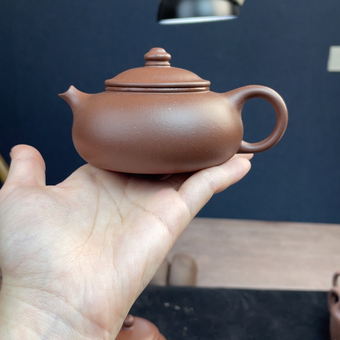 紫砂茶壶全手工底槽清寒江180cc