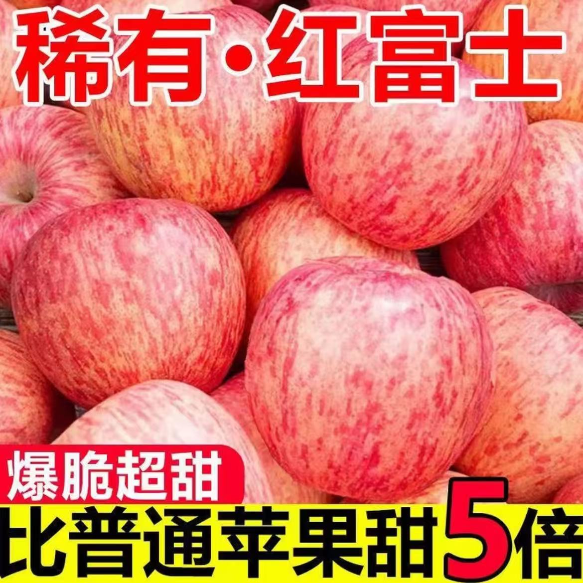 【助农】正宗山东烟台栖霞红富士苹果脆甜冰糖心产地直发