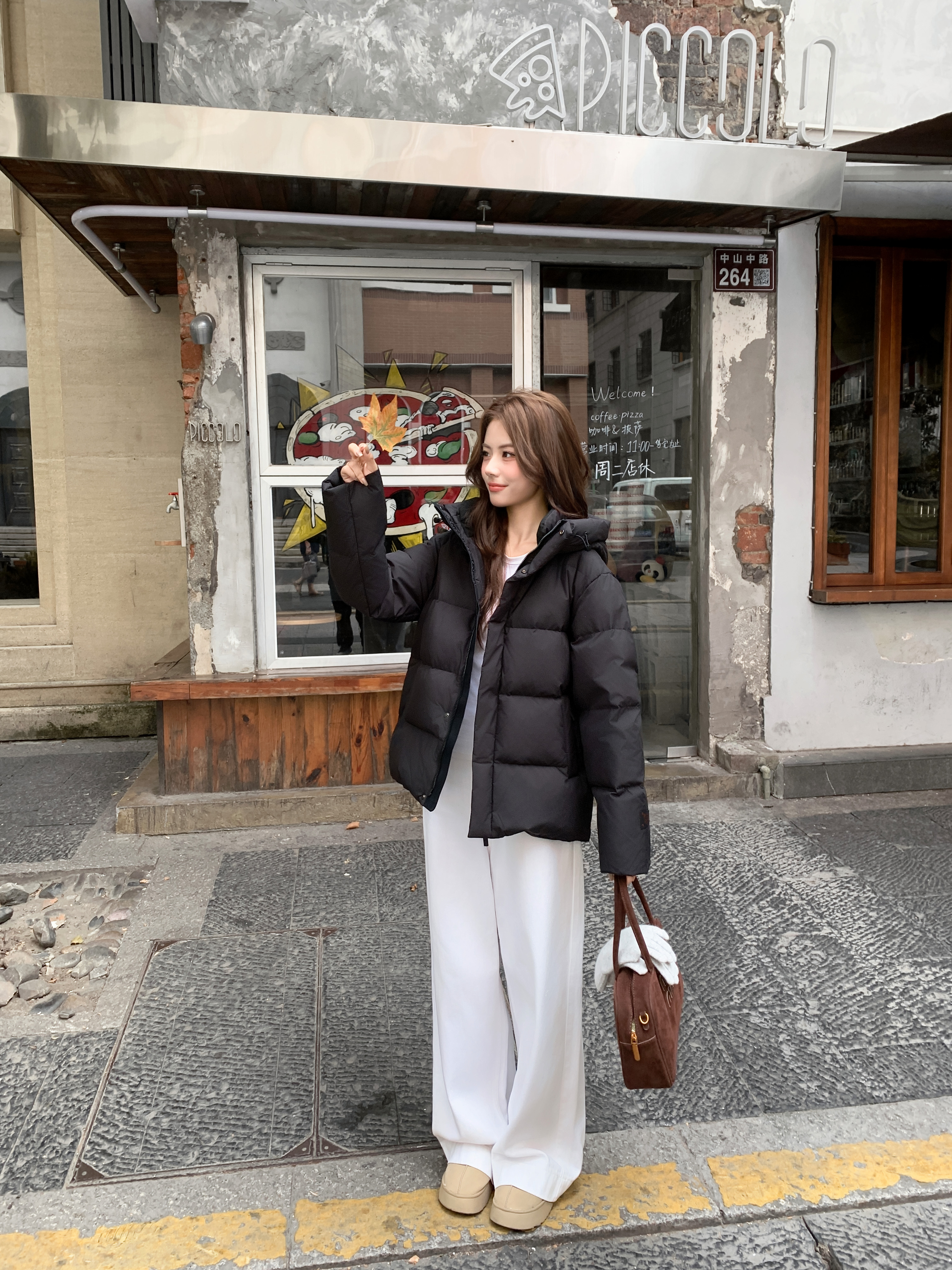 【超值精选】冬季新款爆品男女情侣款加厚短款白鸭绒羽绒服.FZ