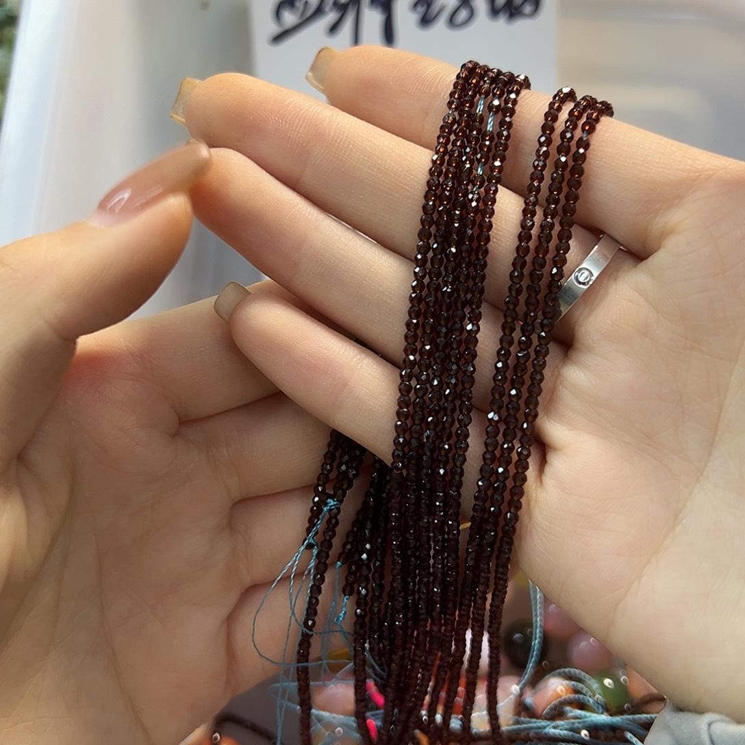 玛瑙/玉髓合金珠宝半成品茶晶卡2两条