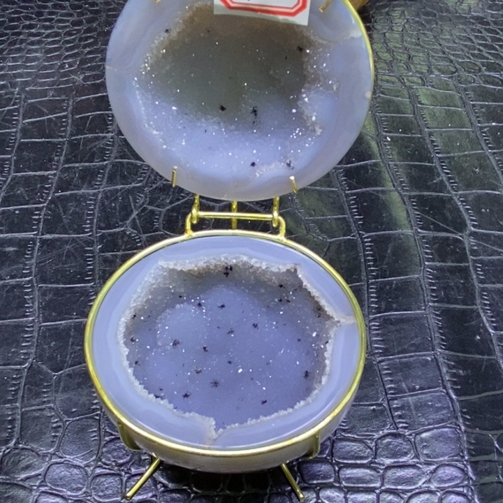 水晶福利紫色聚宝盆未镶嵌