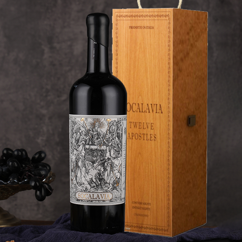 【原瓶进口】意大利名庄 索拉维亚 18度 十二使徒干红葡萄酒