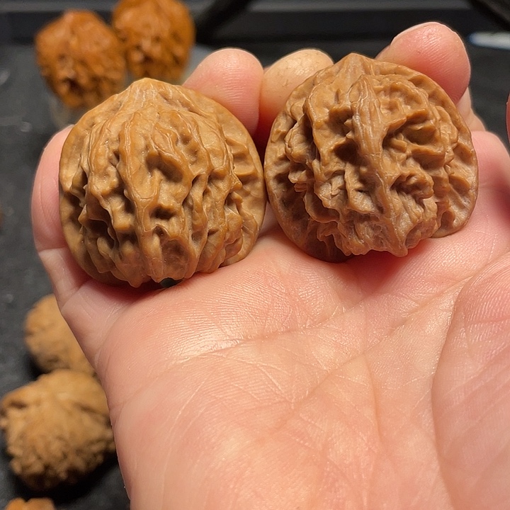 7***0文玩核桃把件文玩核桃曹大龙