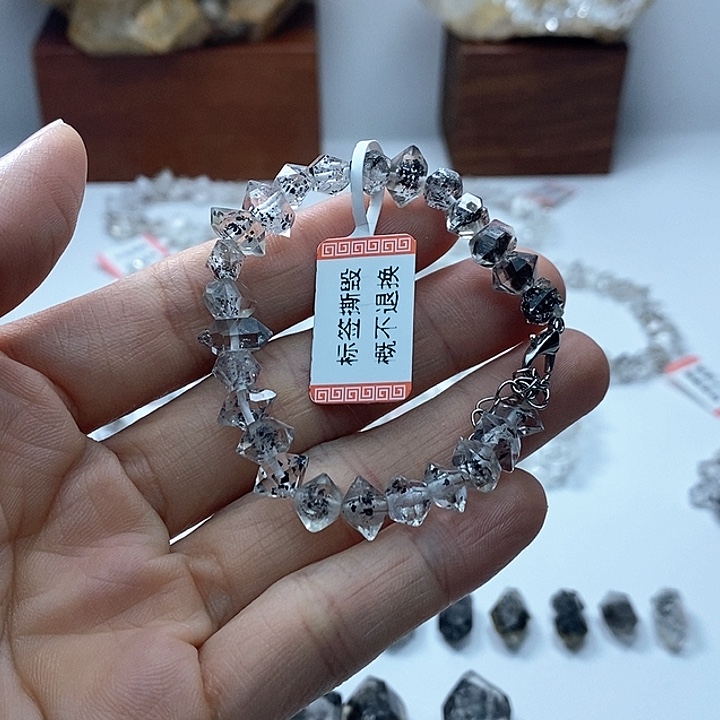 水晶颈饰未镶嵌闪灵钻