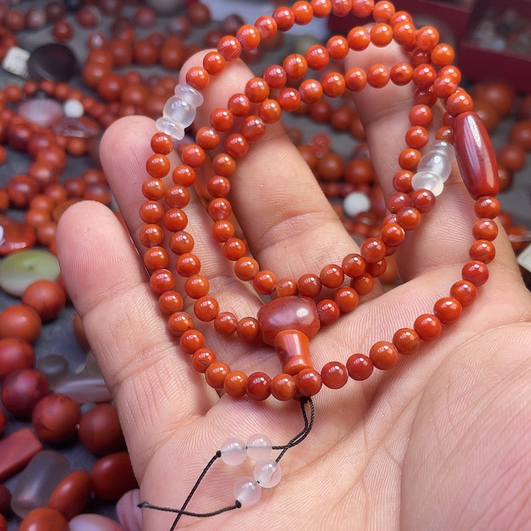 南****南红玛瑙珠子未镶嵌