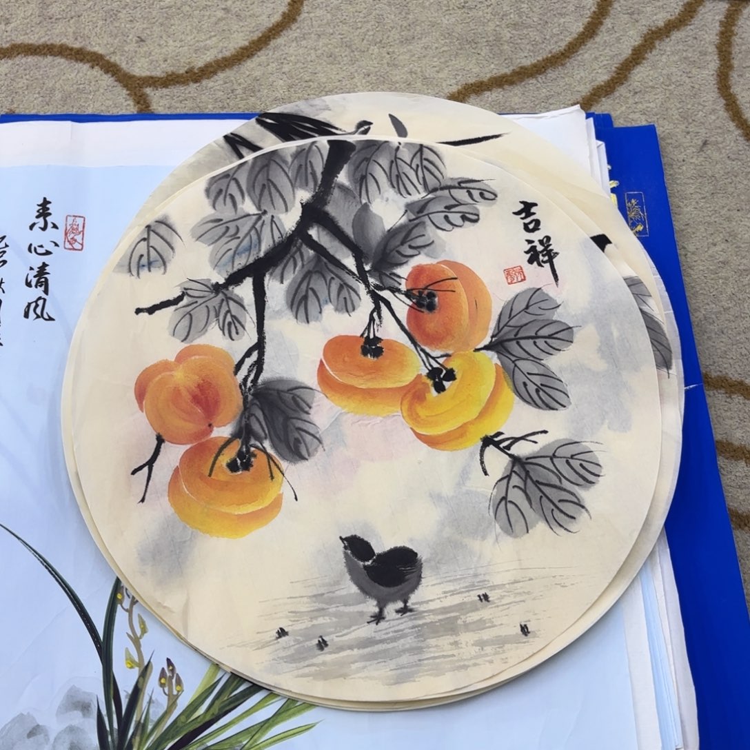 国画张雪老师作品刘