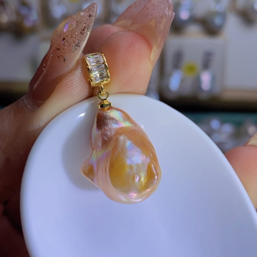 【闪购商品】淡水珍珠天然淡水珍珠合金