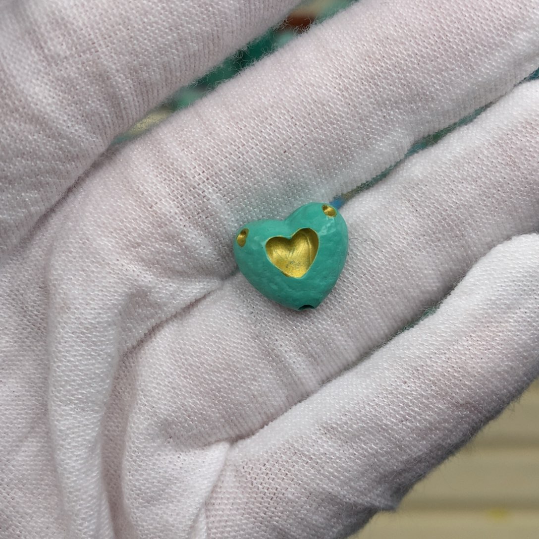 高瓷绿精品爱心尺寸12➕