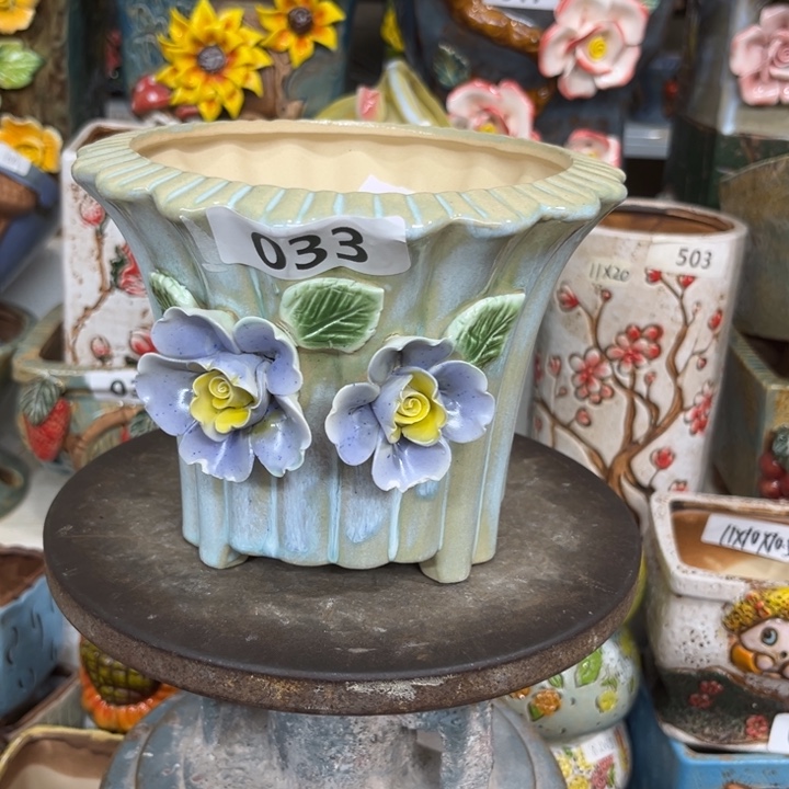 紫砂花盆粗陶材质多肉花盆