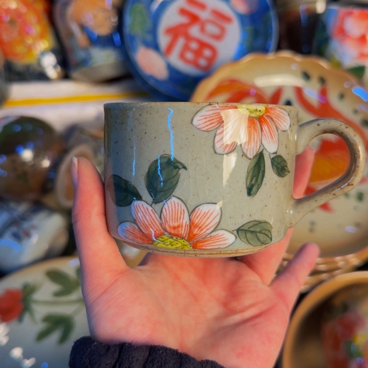 瓷片景德镇陶瓷手工手绘