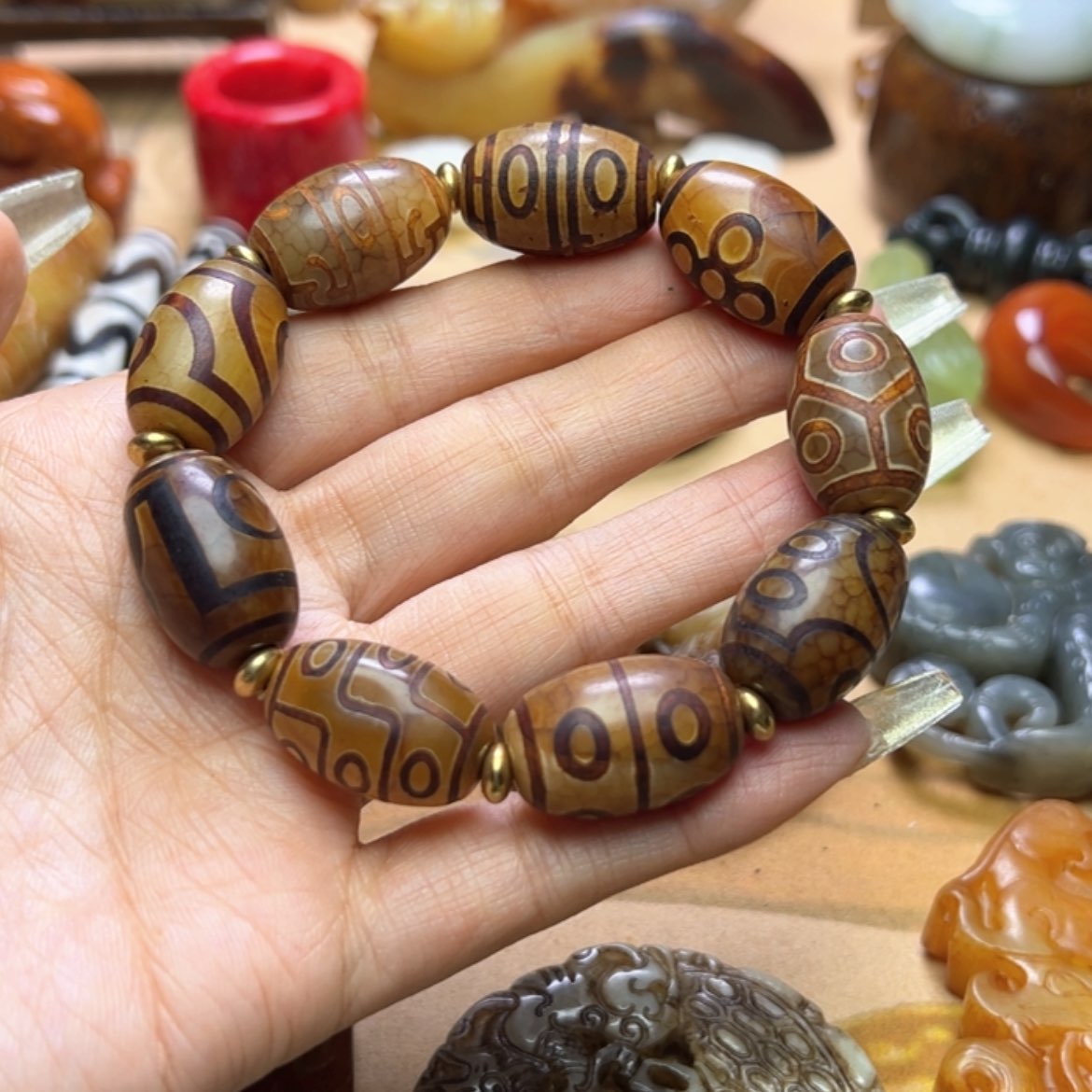 【闪购商品】玛瑙/玉髓手链未镶嵌