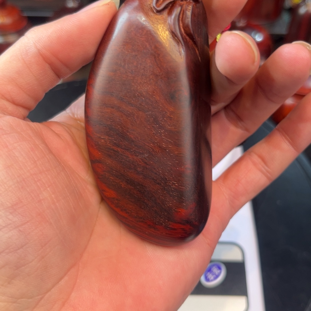 小***.印度小叶紫檀手把件