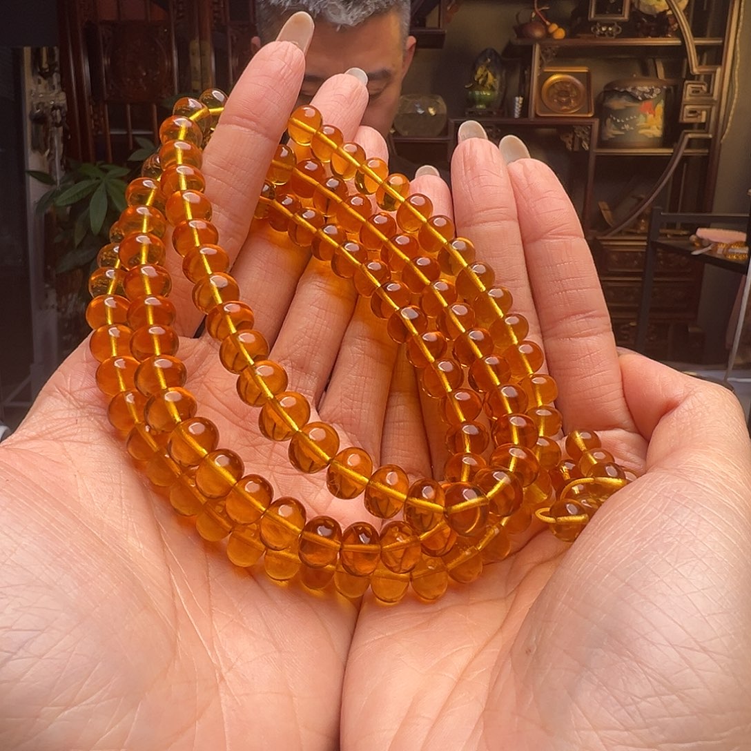 浅***笑琥珀未镶嵌裸石抚顺琥珀20707九