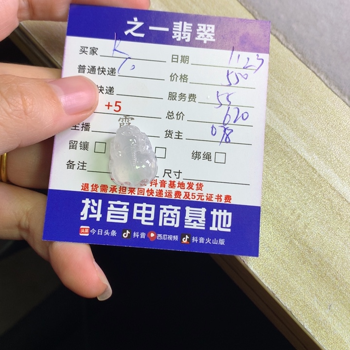 翡翠颈饰未镶嵌R****?翡翠