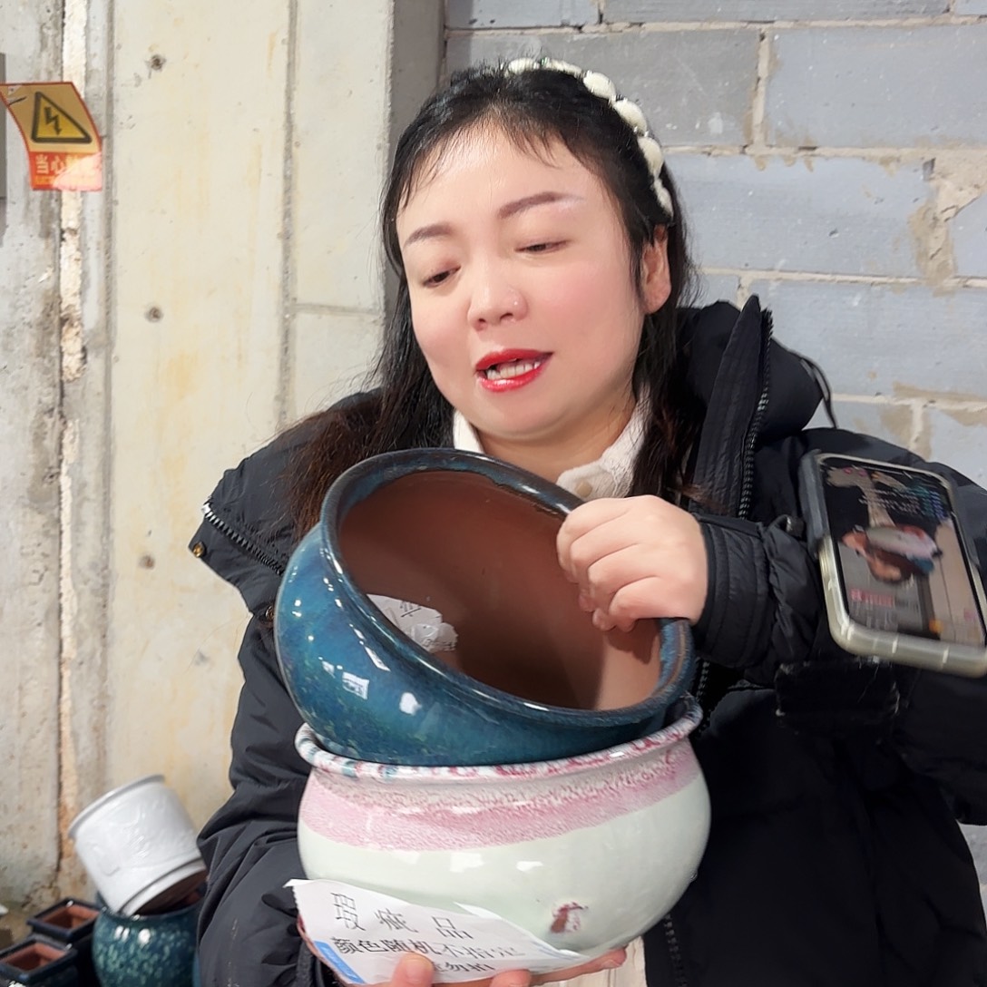 瑕疵两个高12/20红陶