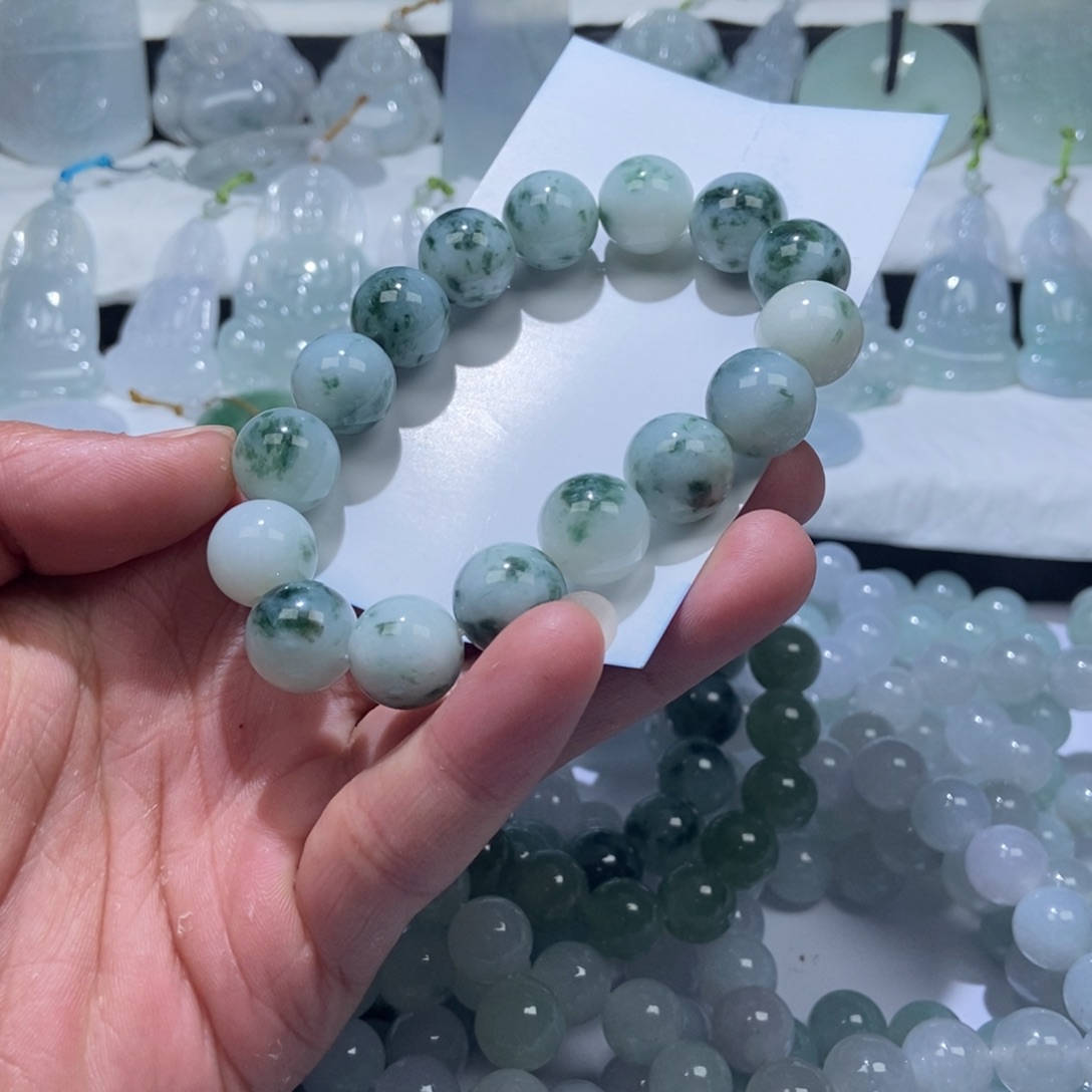 定制翡翠未镶嵌卡13.5