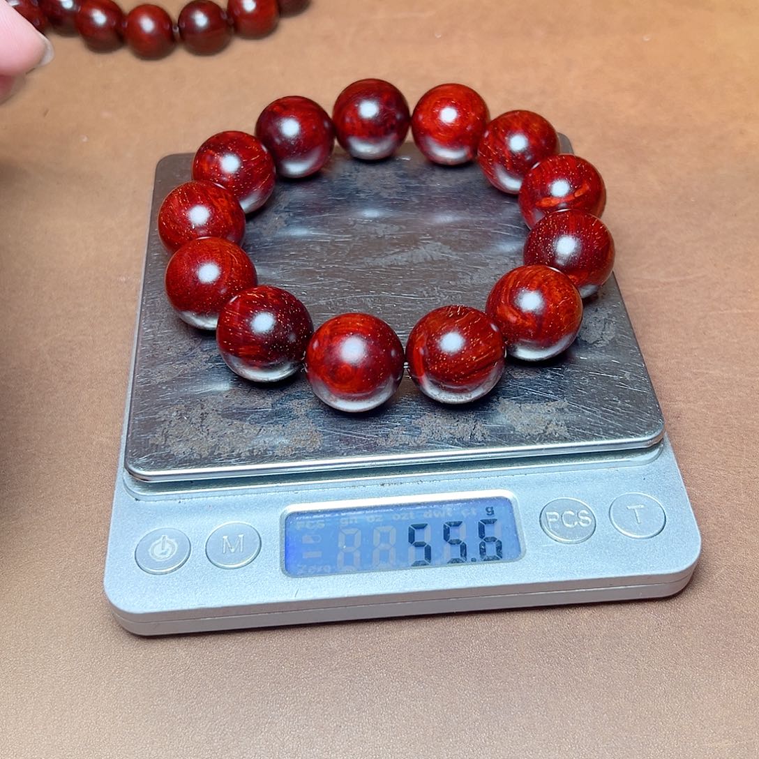 小叶紫檀手串/手链18大黑龙瘤疤螺旋星满星