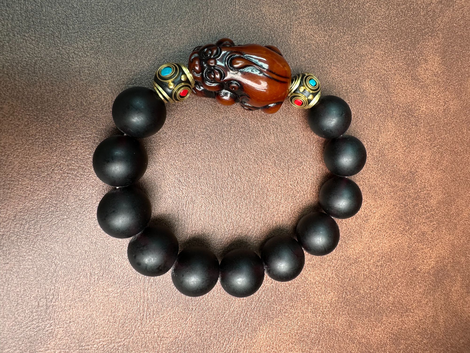 棉球推荐专拍链接 依珀貔貅手串ML0625