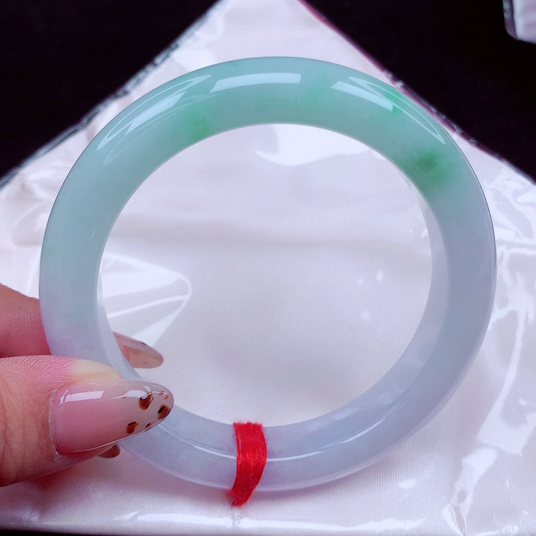 翡翠未镶嵌手镯天然缅甸翡翠A货玉手镯