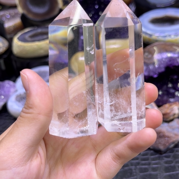 白水晶柱未镶嵌水晶