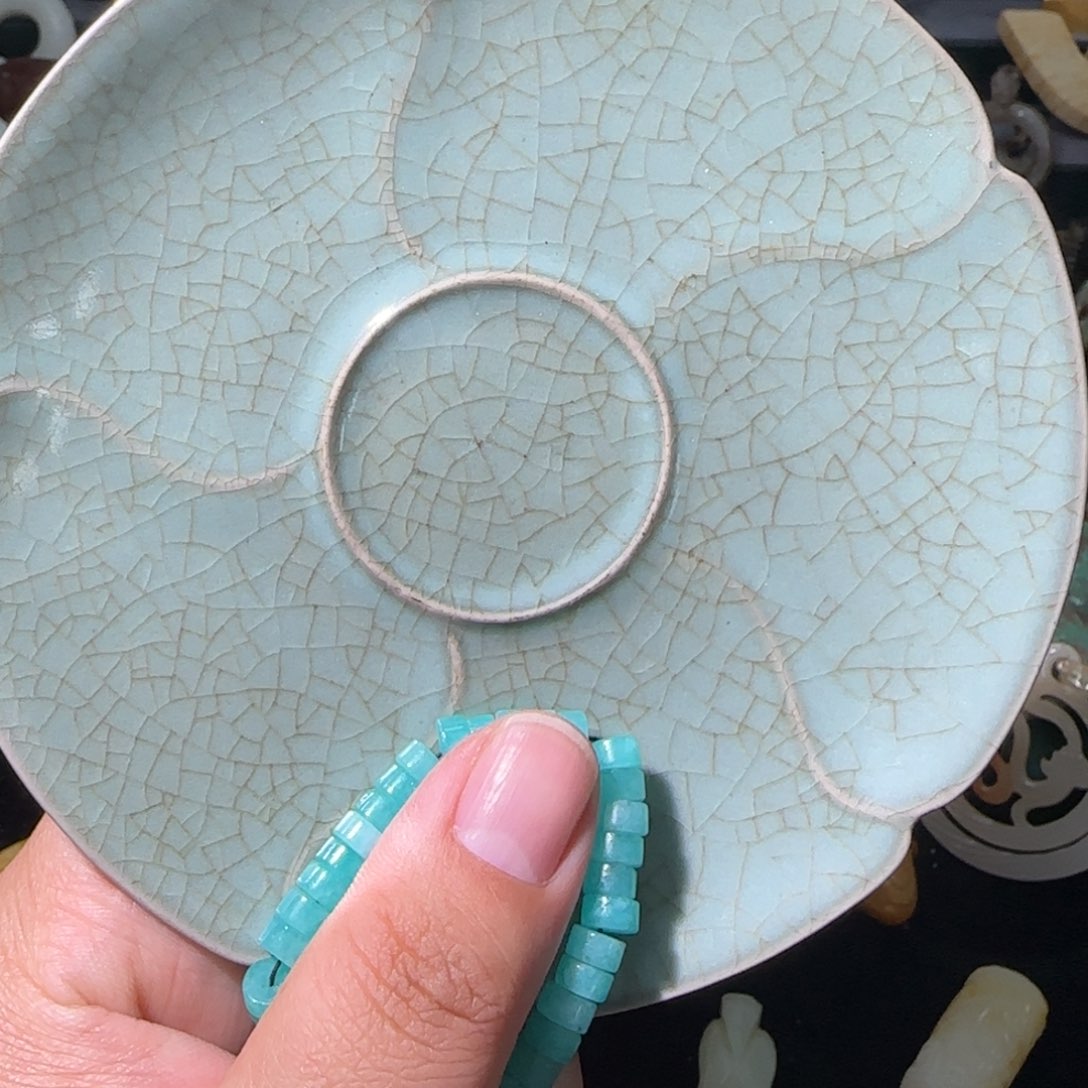 摆件真****）富贵荣华瓷器摆件