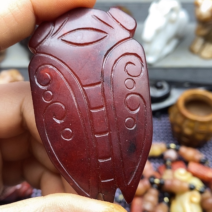 未镶嵌蛇纹石玉颈饰